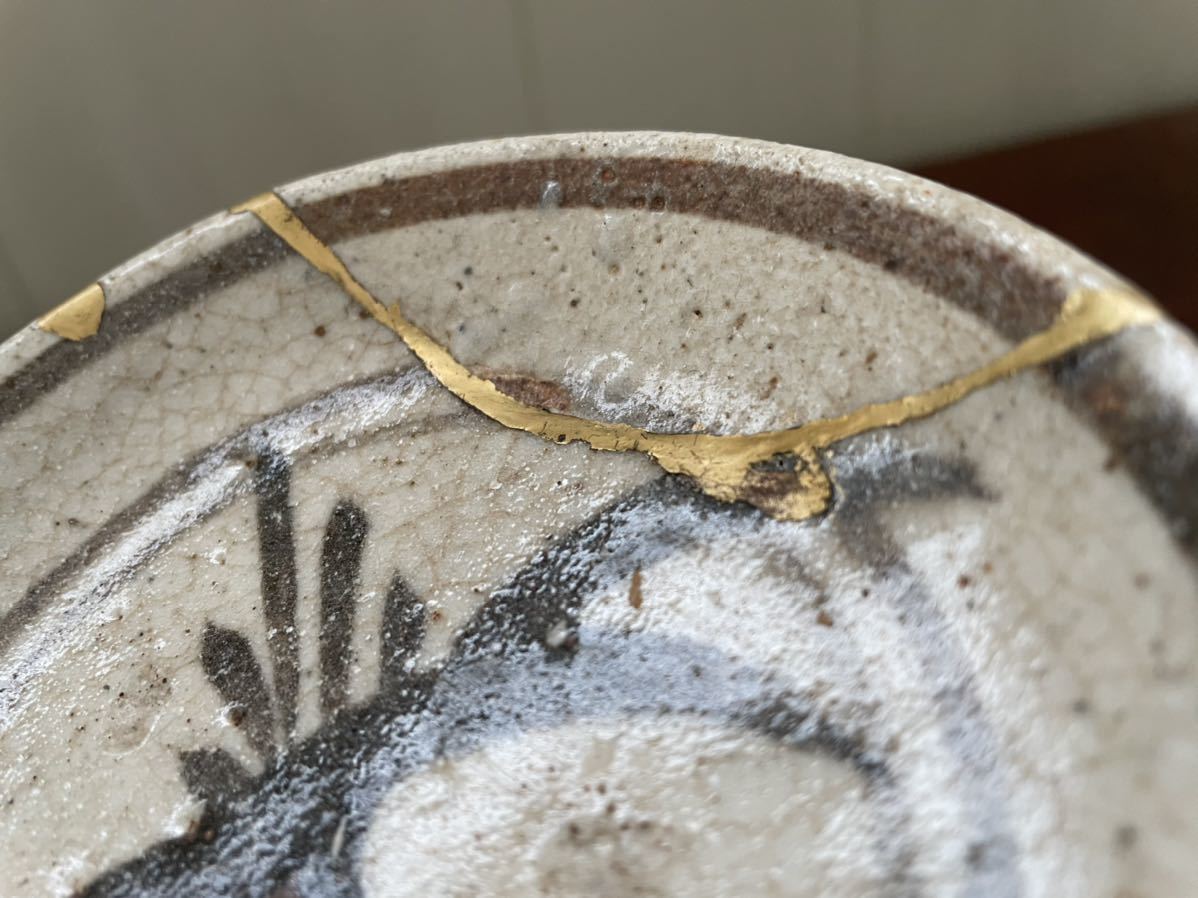 4199-2 美濃古陶 桃山ー江戸初期 無地志野小皿 検 秦秀雄 4199-