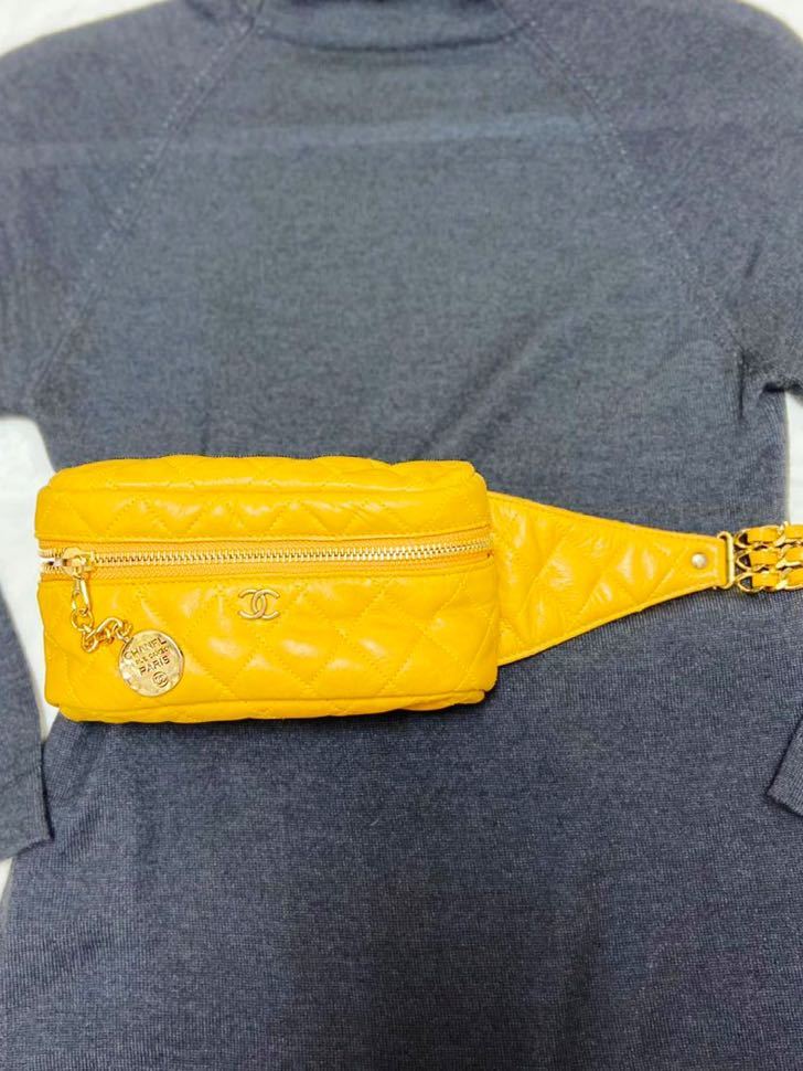 ☆1円スタート☆レア シャネル CHANEL マトラッセ 3連チェーンベルト