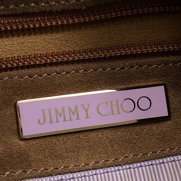 ○美品 ジミーチュウ Jimmy Choo スエード いい感じ ショルダー バッグ B15-022