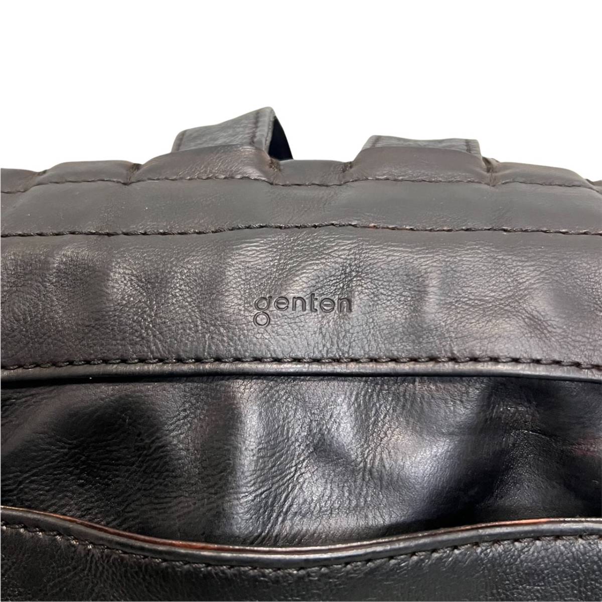 ★genten★ ゲンテン リュック メンズ レディース バックパック ブラック 黒 レザー 本革 バッグ ゲンテン genten リュック 0 ムーブメント 1