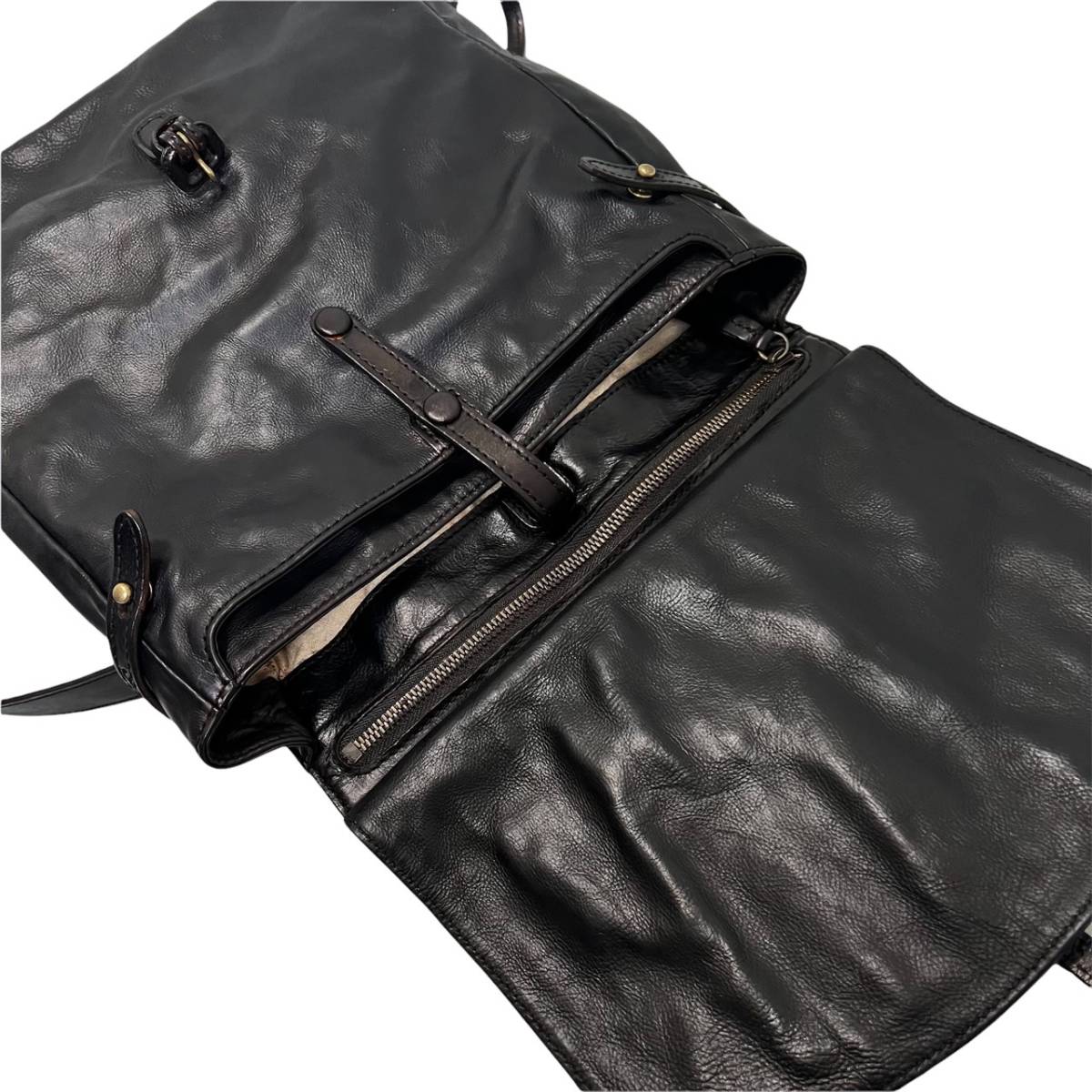 ★genten★ ゲンテン リュック メンズ レディース バックパック ブラック 黒 レザー 本革 バッグ ゲンテン genten リュック 0 ムーブメント 1