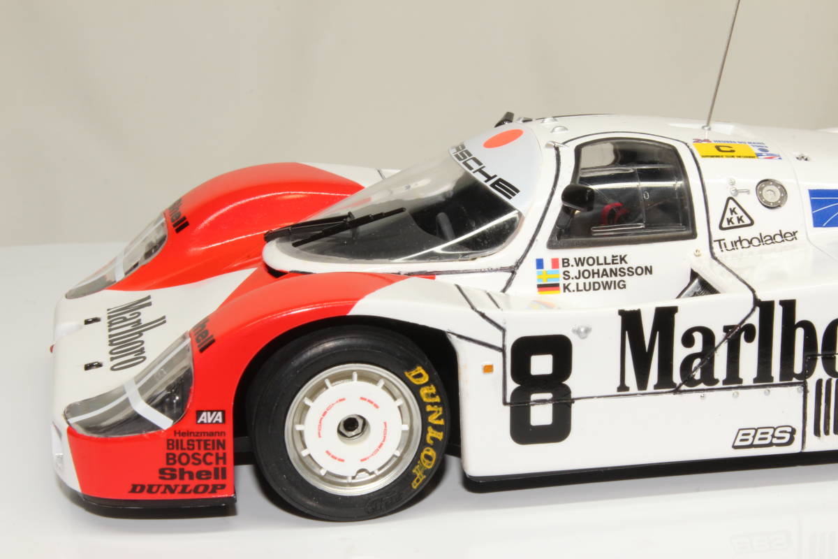 タミヤ 1/24 ポルシェ956 マルボロ仕様 完成品 (完成品)｜売買され 