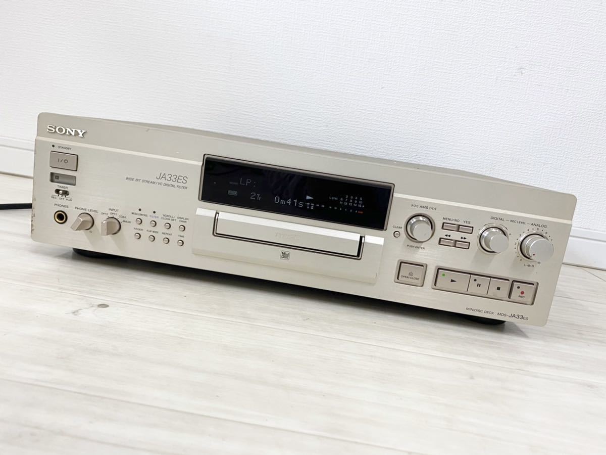 SONY MDS-JA33ES MDデッキ ソニー SONY MDS-JA33ES ソニー ☆ 希少 MDS