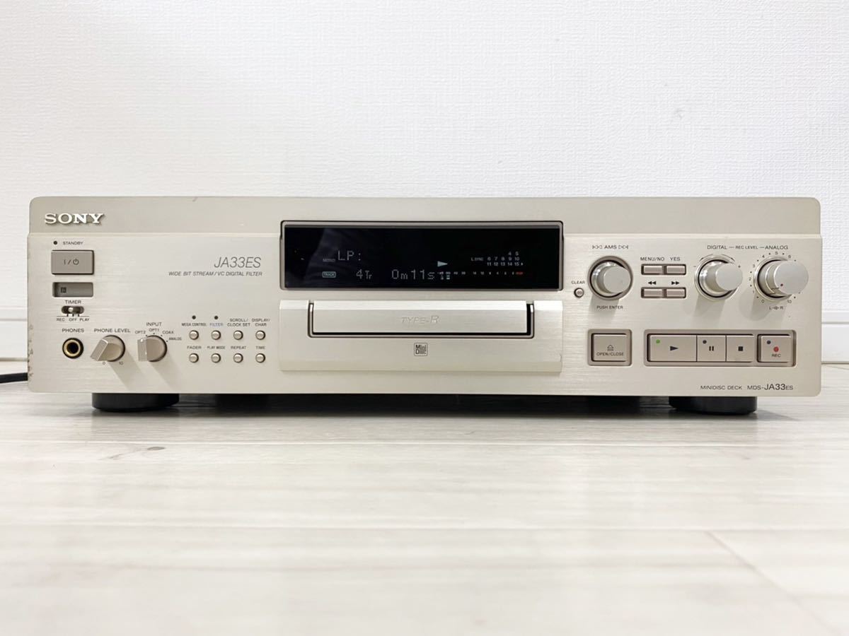【美品】SONY ソニー MDデッキ MDS-JA33ES ゴールド SONY MDS-JA33ES MDデッキ ソニー SONY MDS-JA33ES ソニー ☆ 希少 MDS