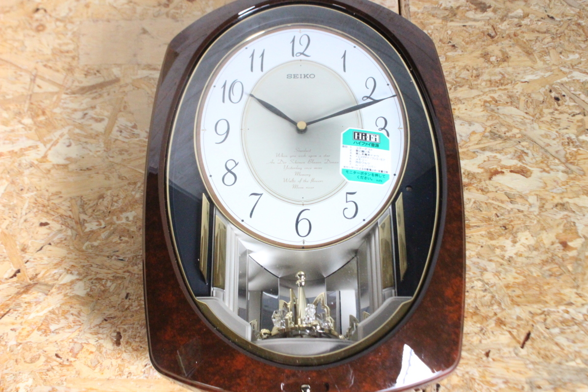 BA-126 SEIKO セイコー/メロディー掛け時計/AM627B/星に願いを 花のワルツなど/動作確認OK/1円スタート(アナログ)｜売買 ...
