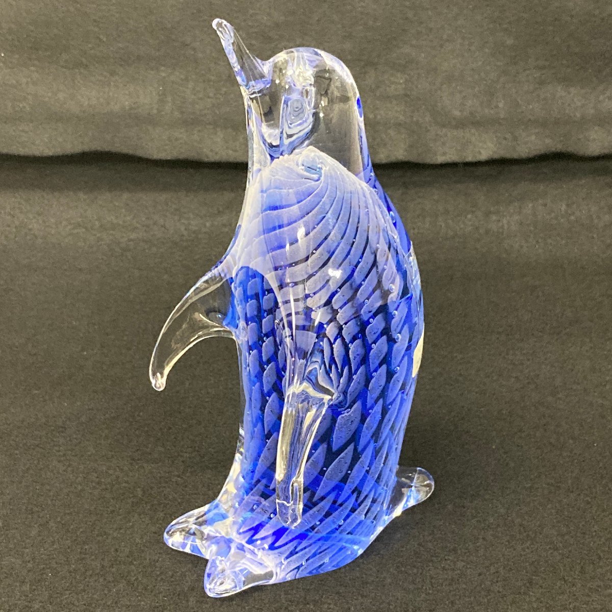 f002 MISE Murano Glass ムラーノ ムラノ ガラス ペンギン 置物