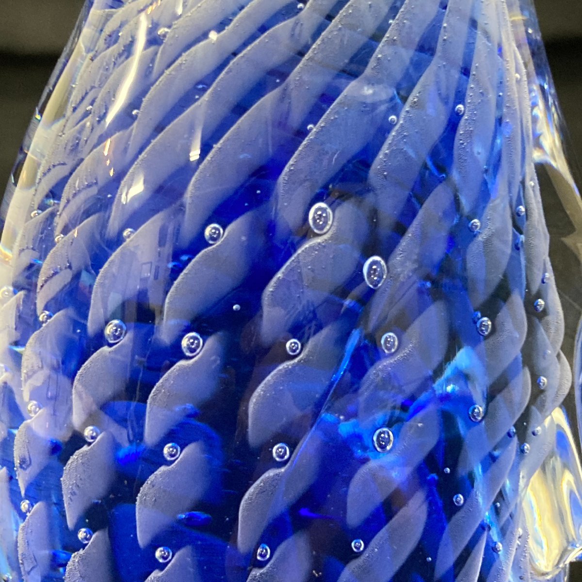 f002 MISE Murano Glass ムラーノ ムラノ ガラス ペンギン 置物