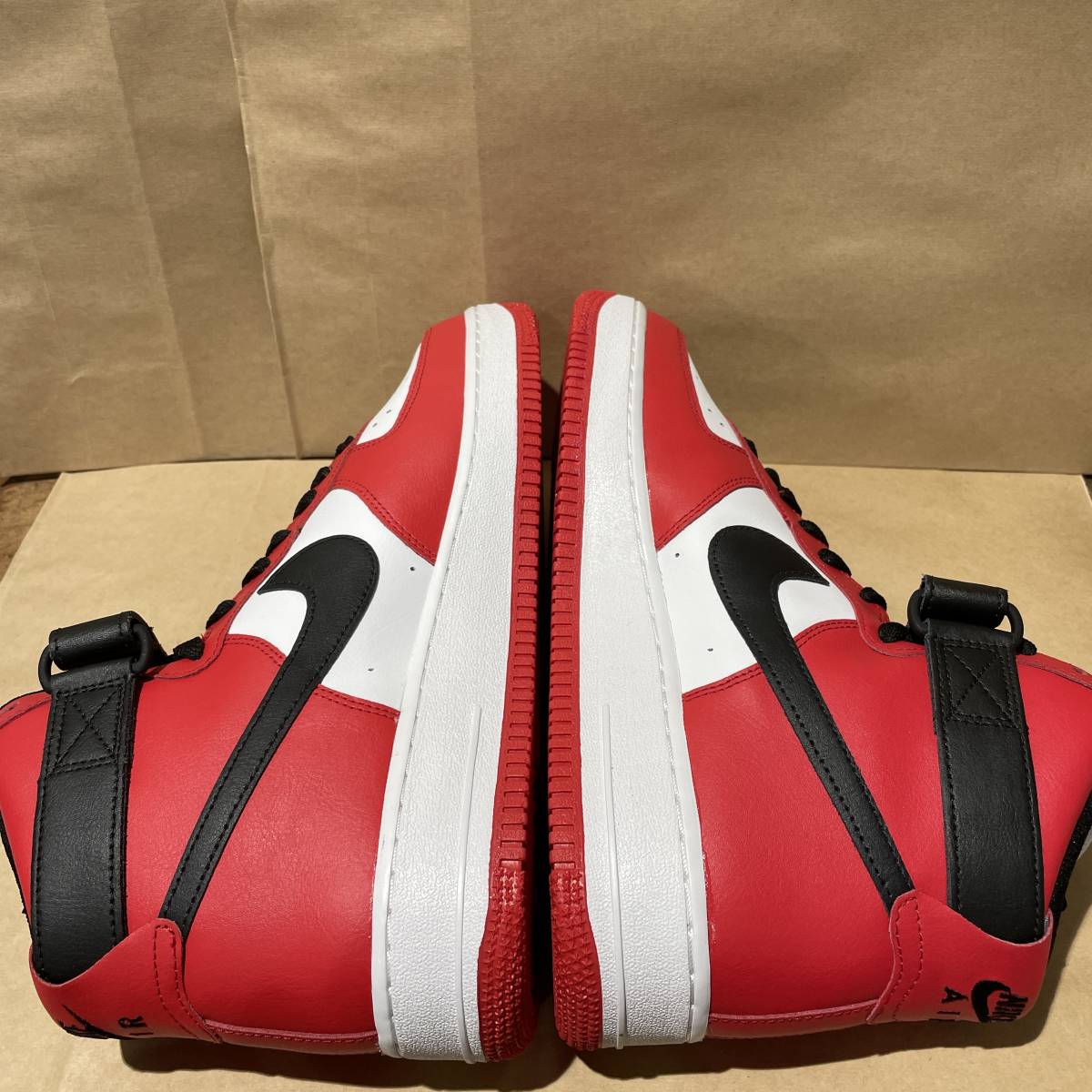 新品】US10.5 28.5cm NIKE AIR FORCE 1 HIGH BY YOU AQ3771-994 RED 
