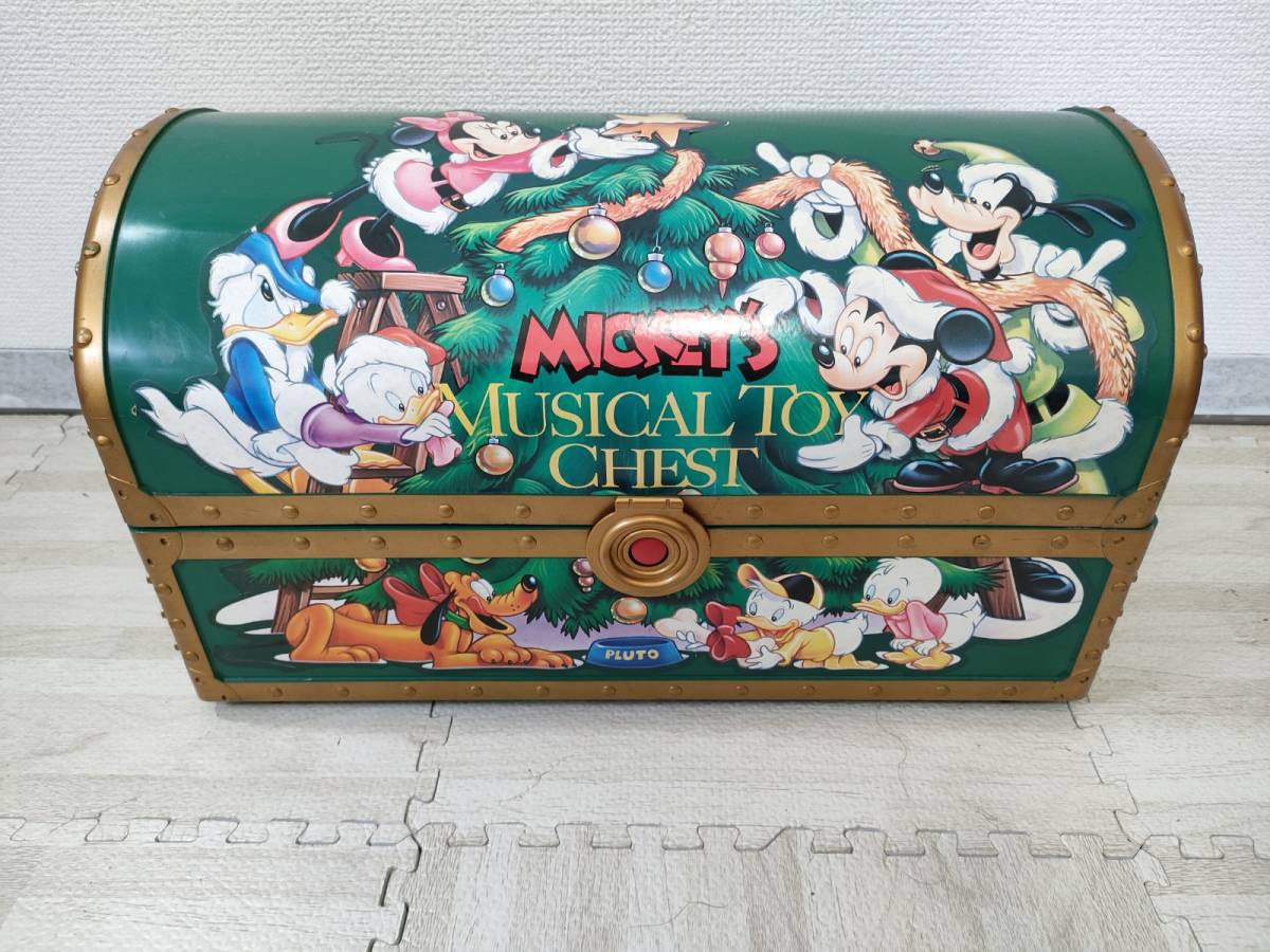 100 MICKEYS MUSICAL TOY CHEST Mr.Christmas ミッキー ミュージカル