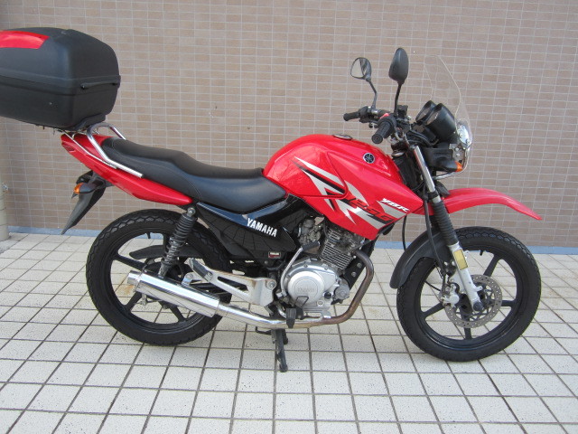 YAMAHA YBR125KG 自賠責付き実働車 リアボックスなど付属品多数有り