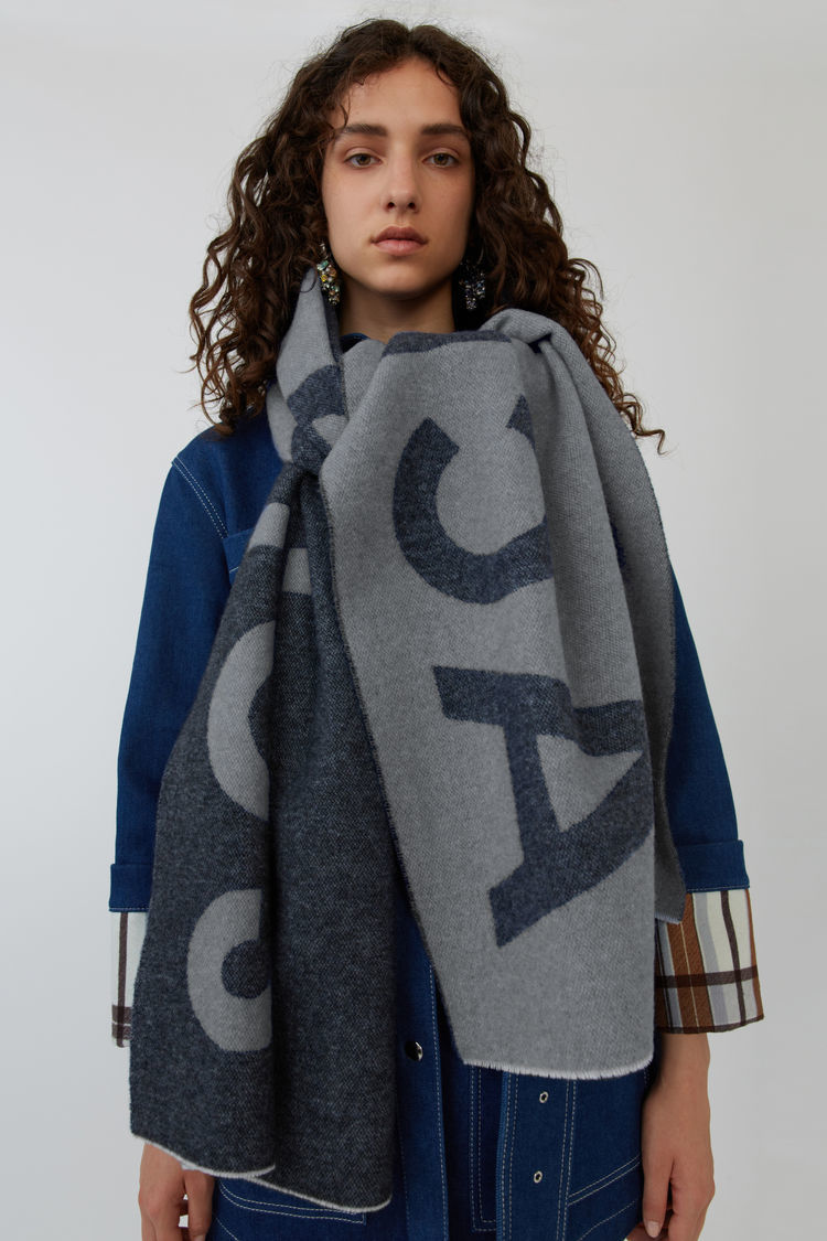 Acne Studios ロゴジャカードスカーフ マフラー Acne Studios(Acne