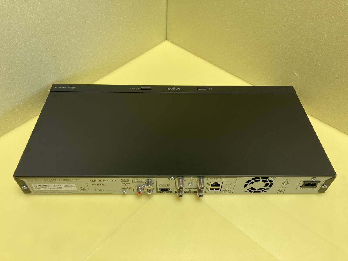 ◆ SHARP BD-NS520 ブルーレイレコーダー2018年製 317)SHARP シャープ BD-NW520 HDD⁄BDレコーダー 2018年製 500GB