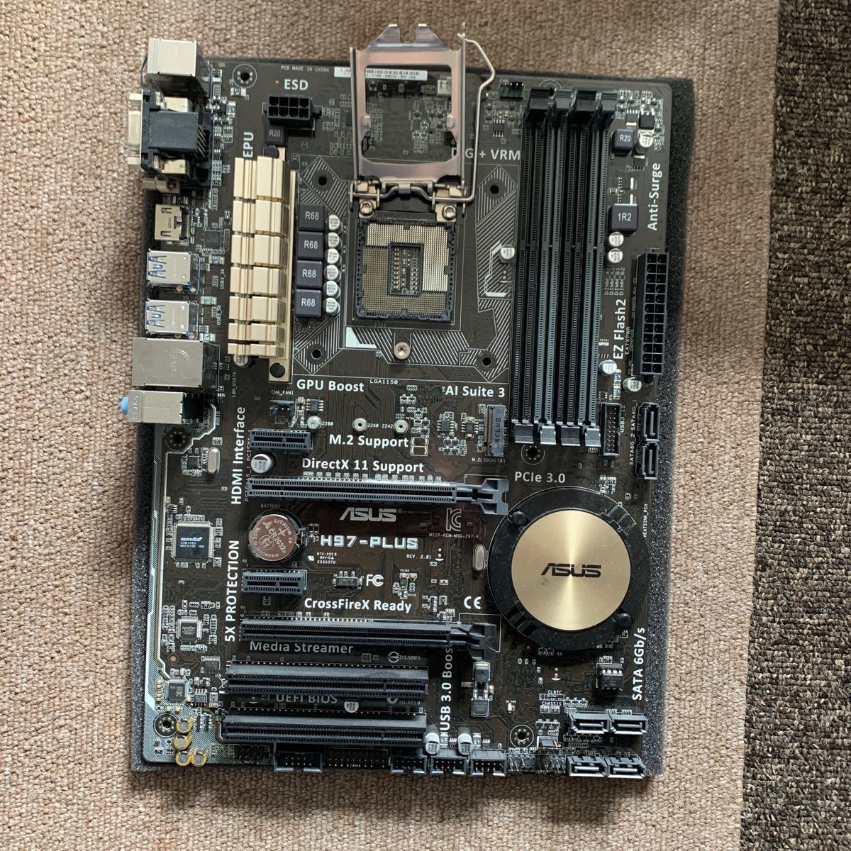 ASUS H97-PLUS ATX マザーボード ASUS H97-PLUS ATX LGA メモリ16G