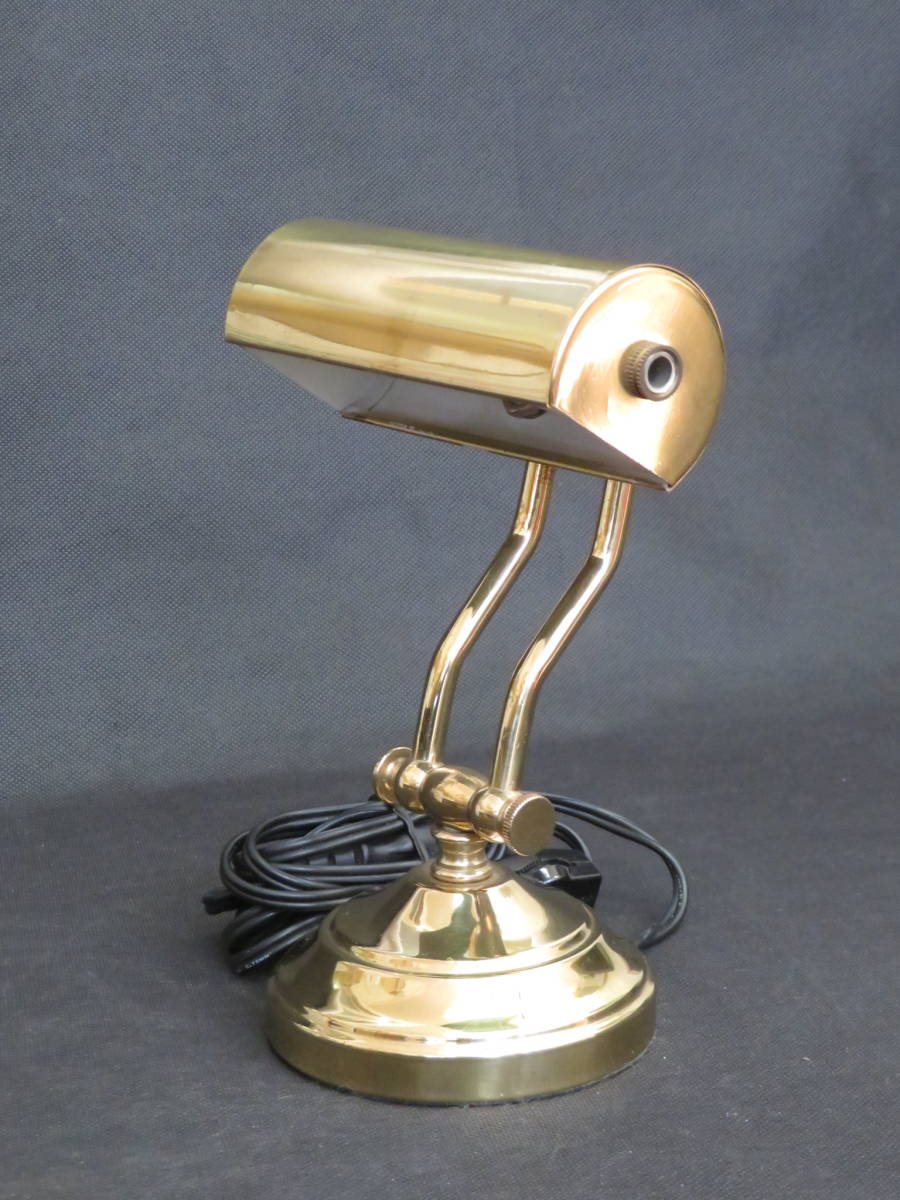 ☆ゴールドZライト デスクライト 卓上 Zランプ デスクランプ 金色照明