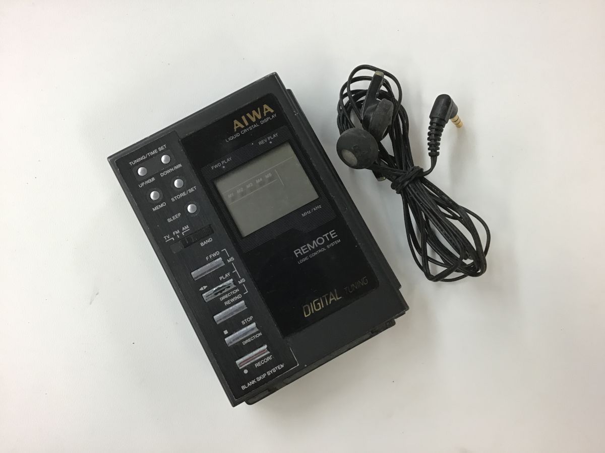 オーディオ機器 AIWA HS-JX10 アイワ ポータブルカセットプレーヤー 希少