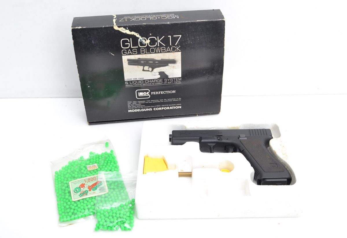 C203R89Z　MGC★GLOCK17★グロック17★GAS BLOWBACK★GSB-13800★エアーソフトガン★エアガン★コレクション