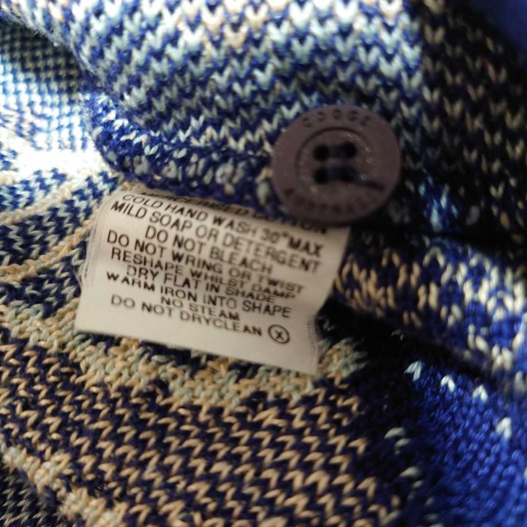 coogi クージー 3D knit サマーニット オーストラリア製 半袖 襟付き 