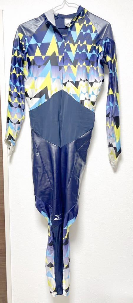 ミズノ スピードスケート ワンピース ラバー ポロパン 全身タイツ サイズM