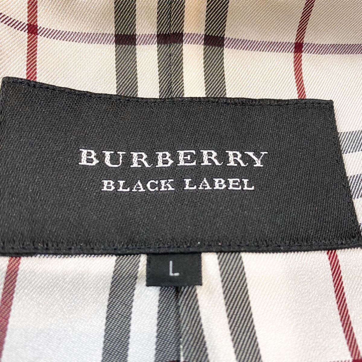 1円〜【希少Lサイズ】BurberryBLACKLABEL バーバリーブラックレーベル 