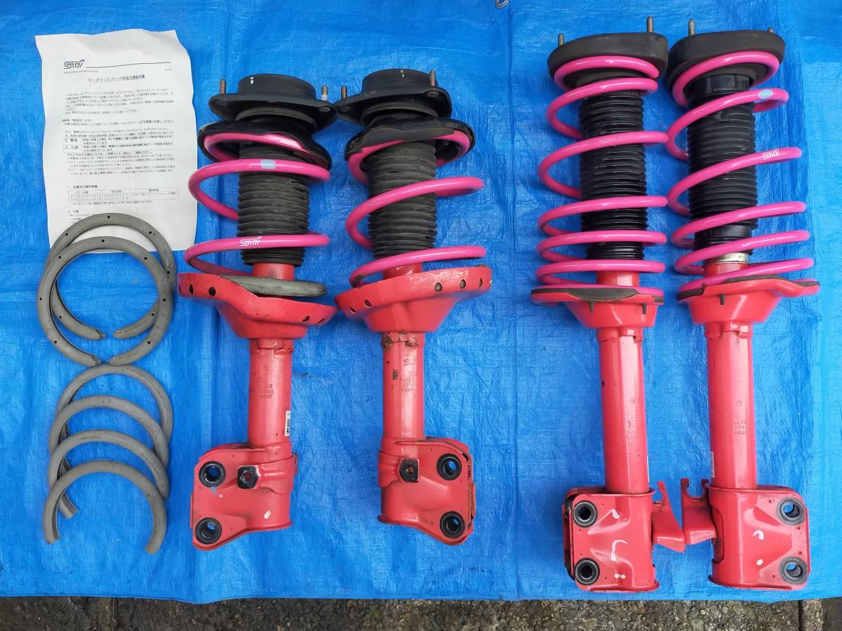 インプレッサwrx sti gdb 純正サスペンション パーツ 希少・新車外し