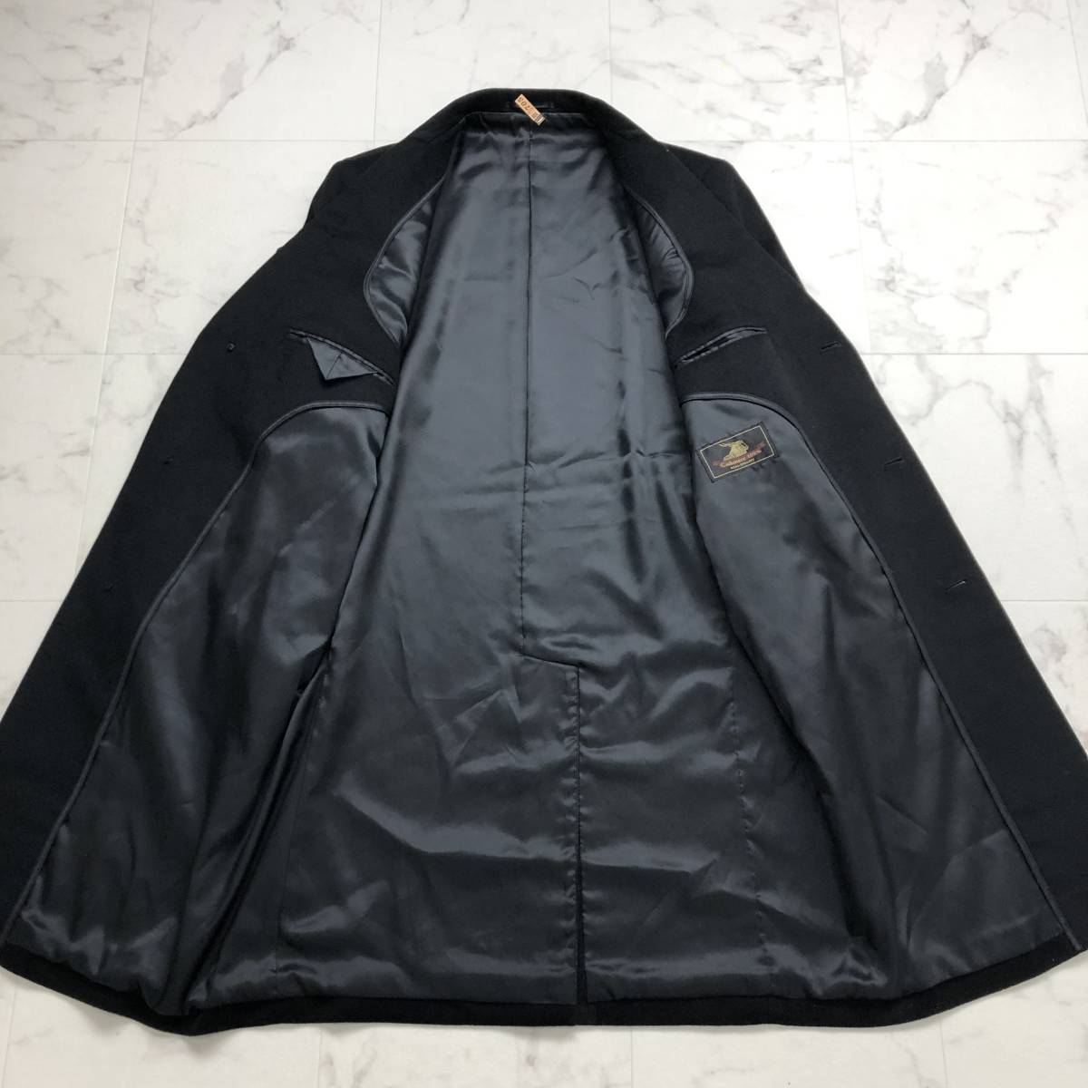 極美品：大人の贅沢☆カシミヤ100%☆チェスターコート メンズ XL