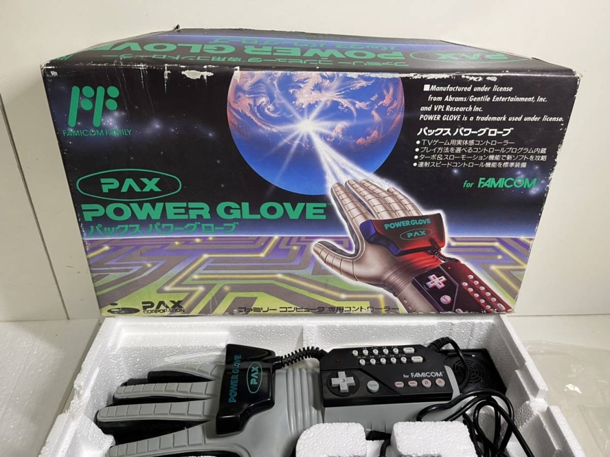現状品 PAX パックス POWER GLOVE ファミリーコンピューター 