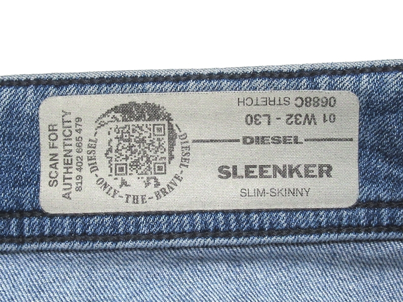 美品 DIESEL ディーゼル SLEENKER 0688C ヴィンテージ加工 スリム 