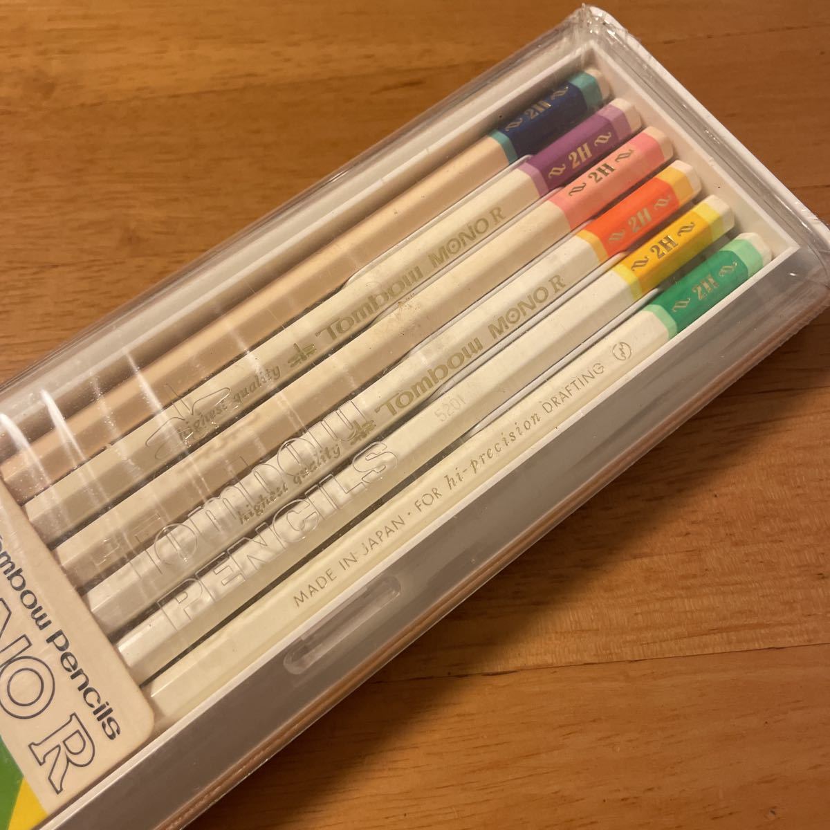 新品 廃盤 TOMBOW トンボ 鉛筆 MONO モノ R 2H 1ダース(12本セット