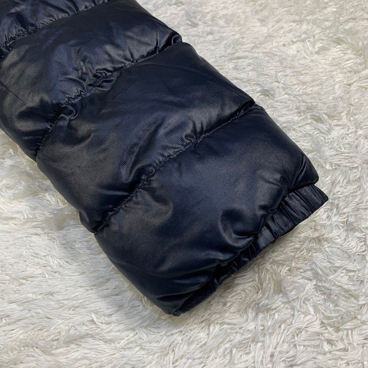 極美品 バーバリー ブリット ダウンジャケット ノバチェック ブラック 