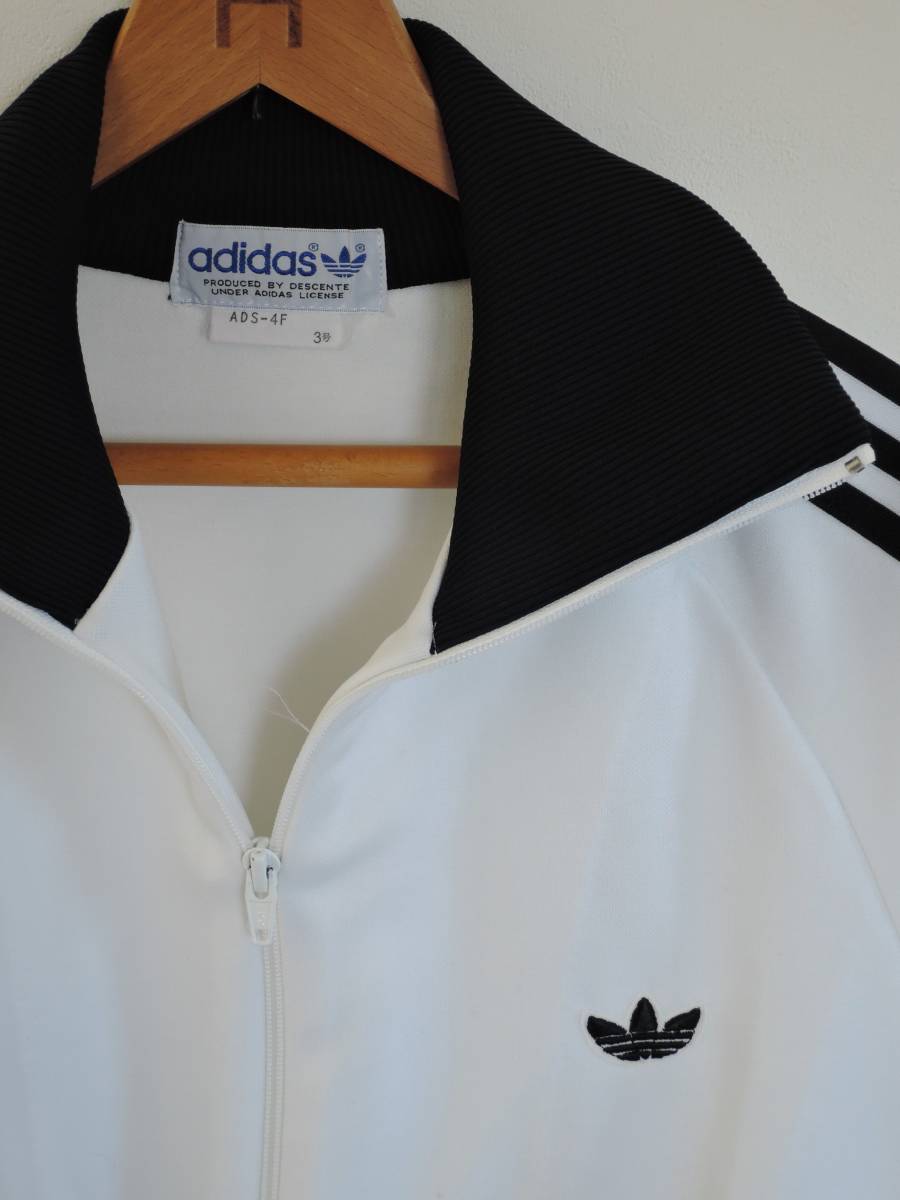 【美品】　デサント　3本ライン　アディダス　トラックジャケット 人気☆adidas アディダス DESCENTE デサント 3本ライン トラック