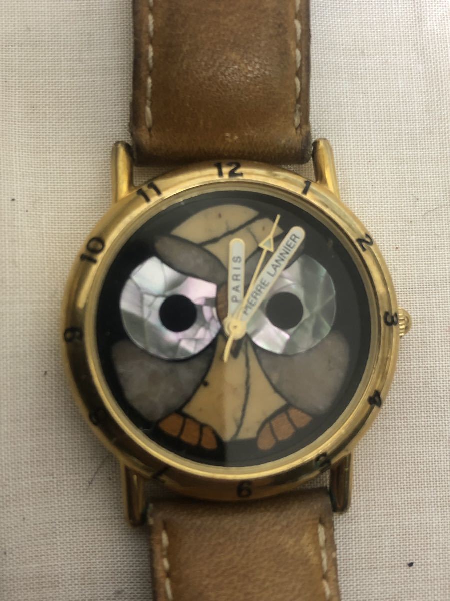 PIERRE LANNIER ピエールラニエ REF.065 クォーツ 999本限定 ふくろう  