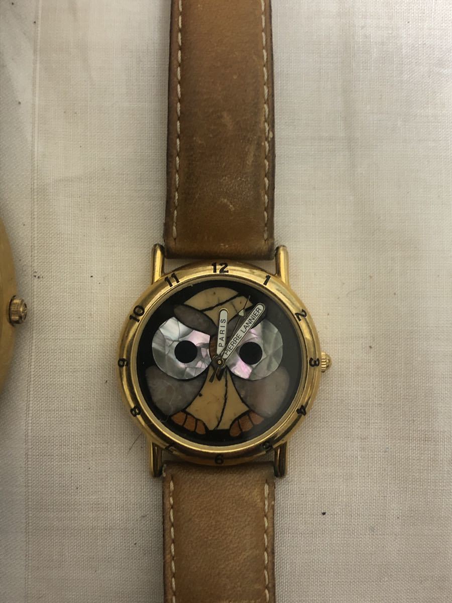 PIERRE LANNIER ピエールラニエ REF.065 クォーツ 999本限定 ふくろう  