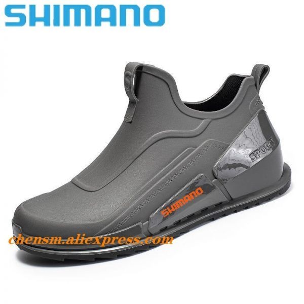メンズ レインブーツ 防水 嬉しい！送料無料☆シマノ アンクルブーツ : シマノ(SHIMANO) フィッシング シューズ ロックショア ブーツ メンズ防水ショートブーツ厚底滑り止め機能付き 長靴 レインシューズ ショート エンジニア