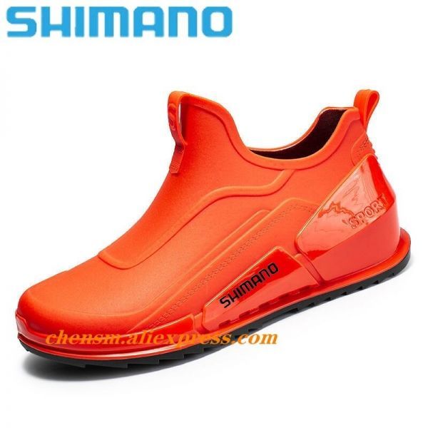 メンズ レインブーツ 防水 嬉しい！送料無料☆シマノ アンクルブーツ : シマノ(SHIMANO) フィッシング シューズ ロックショア ブーツ メンズ防水ショートブーツ厚底滑り止め機能付き 長靴 レインシューズ ショート エンジニア