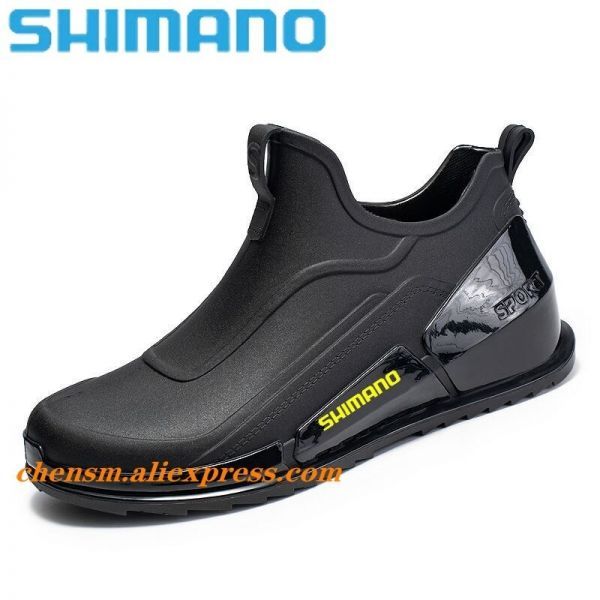 メンズ レインブーツ 防水 嬉しい！送料無料☆シマノ アンクルブーツ : シマノ(SHIMANO) フィッシング シューズ ロックショア ブーツ メンズ防水ショートブーツ厚底滑り止め機能付き 長靴 レインシューズ ショート エンジニア