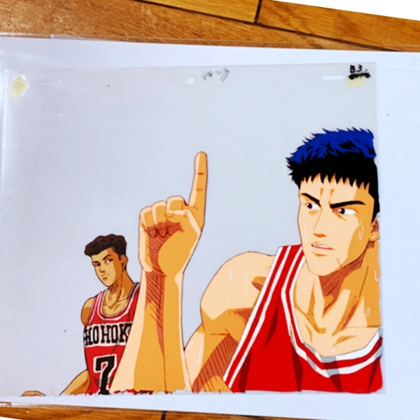 セル画　スラムダンク 流川楓　動画有り スラムダンク SLAM DUNK セル画 動画 流川楓 原画 Cel Dunk) (Slam