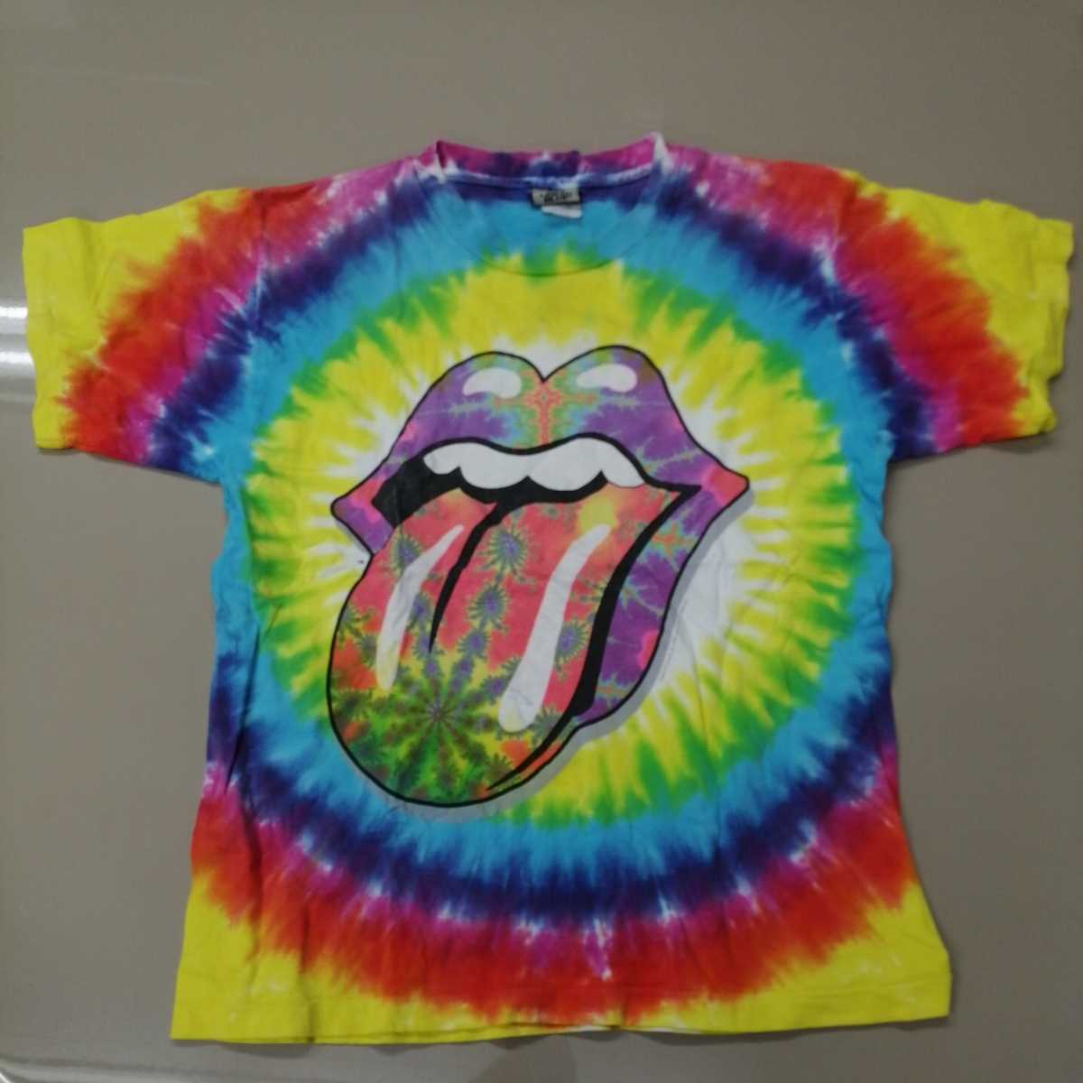 お買い得，最新作 B02 バンドTシャツ ローリングストーンズ タイダイ染 rolling stones(Tシャツ)｜売買されたオークション情報、yahooの商品情報をアーカイブ公開 - オークファン Tシャツ