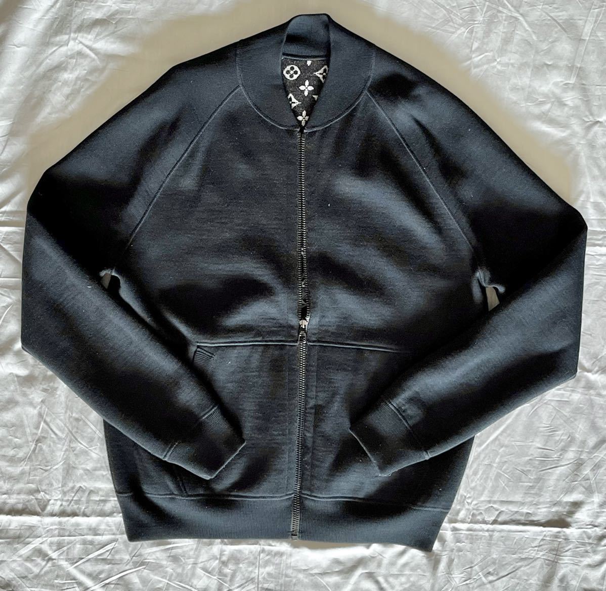 ルイヴィトン□モノグラムリバーシブルジャケット□スウェットパーカー