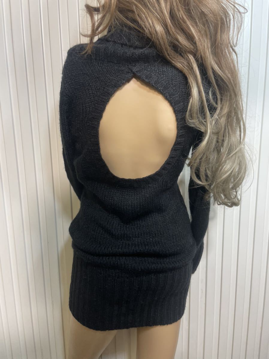 d.i.a/背中空きニットワンピース d.i.a 背中開き ニットワンピース(Mサイズ)｜売買されたオークション