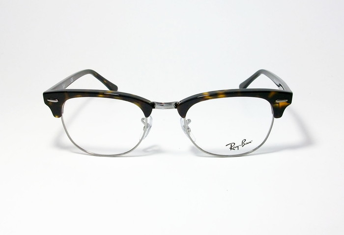 RayBan レイバン クラブマスター 眼鏡 メガネ フレーム RB5154-2012-51 RX5154-2012-51 度付可 ダークハバナ（ダークブラウンデミ） レイバン クラブマスター RayBan 0 選べるレンズ15色 ブランド別