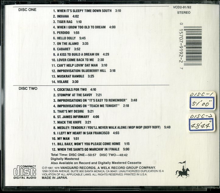 D00128762/CD2枚組/ルイ・アームストロング「The Essential Louis Armstrong」_2