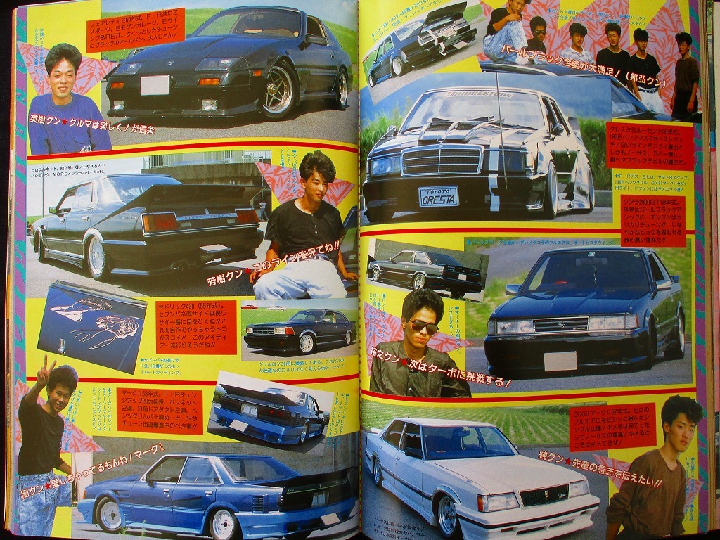 オートワークス NO23 1990年1月号 暴走族、街道レーサー系雑誌です