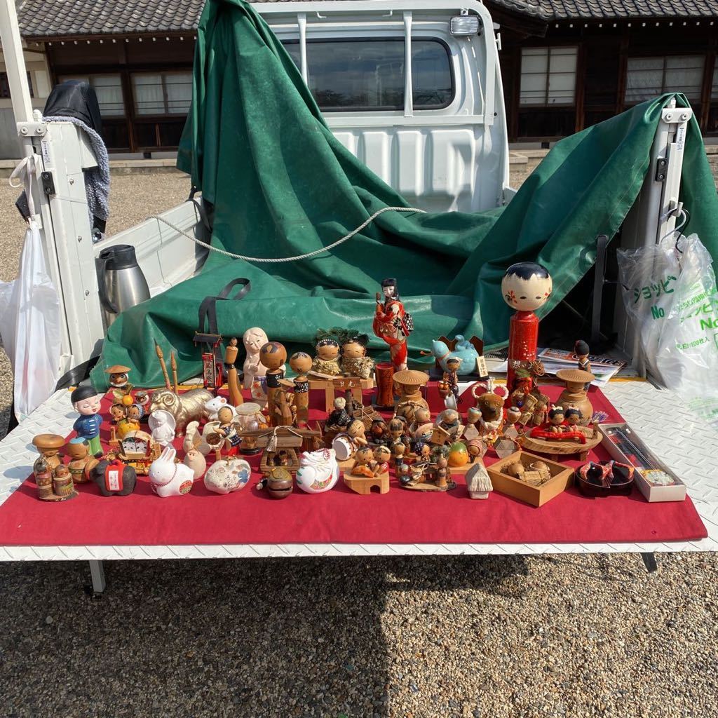 伝統こけし☆木彫り☆民芸品☆お土産☆郷土玩具☆100サイズ☆傷あり