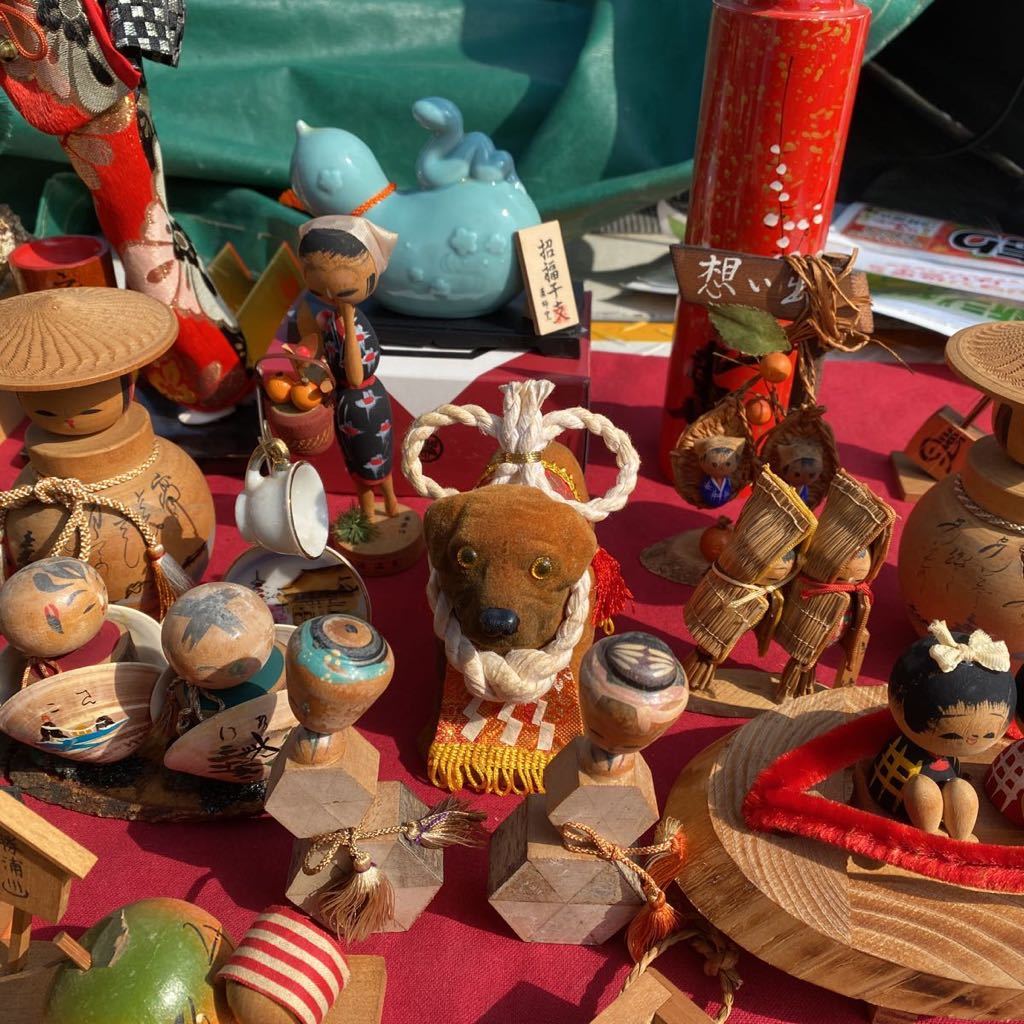 伝統こけし☆木彫り☆民芸品☆お土産☆郷土玩具☆100サイズ☆傷あり