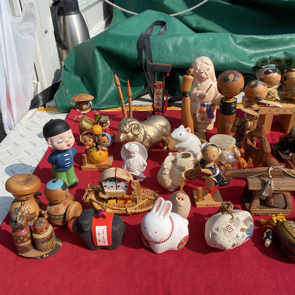 伝統こけし☆木彫り☆民芸品☆お土産☆郷土玩具☆100サイズ☆傷あり