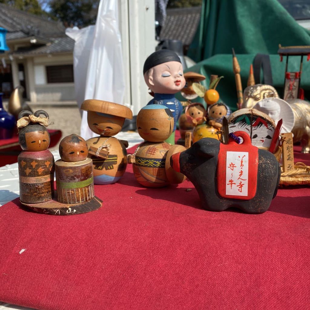 伝統こけし☆木彫り☆民芸品☆お土産☆郷土玩具☆100サイズ☆傷あり