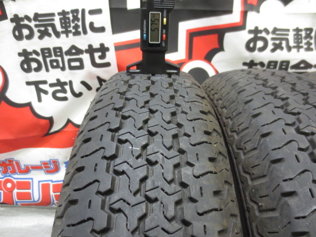 ヨコハマ YOKOHAMA SUPER VAN 355 145/80R12 6PRLT 2015年 5.6ｍｍ 6分山 中古 ラジアルタイヤ 4本 ミニキャブ 軽トラック バン SUPER VAN 0 バン 新品 LT(6PR