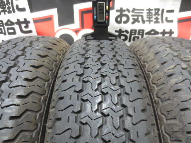 ヨコハマ YOKOHAMA SUPER VAN 355 145/80R12 6PRLT 2015年 5.6ｍｍ 6分山 中古 ラジアルタイヤ 4本 ミニキャブ 軽トラック バン SUPER VAN 0 バン 新品 LT(6PR