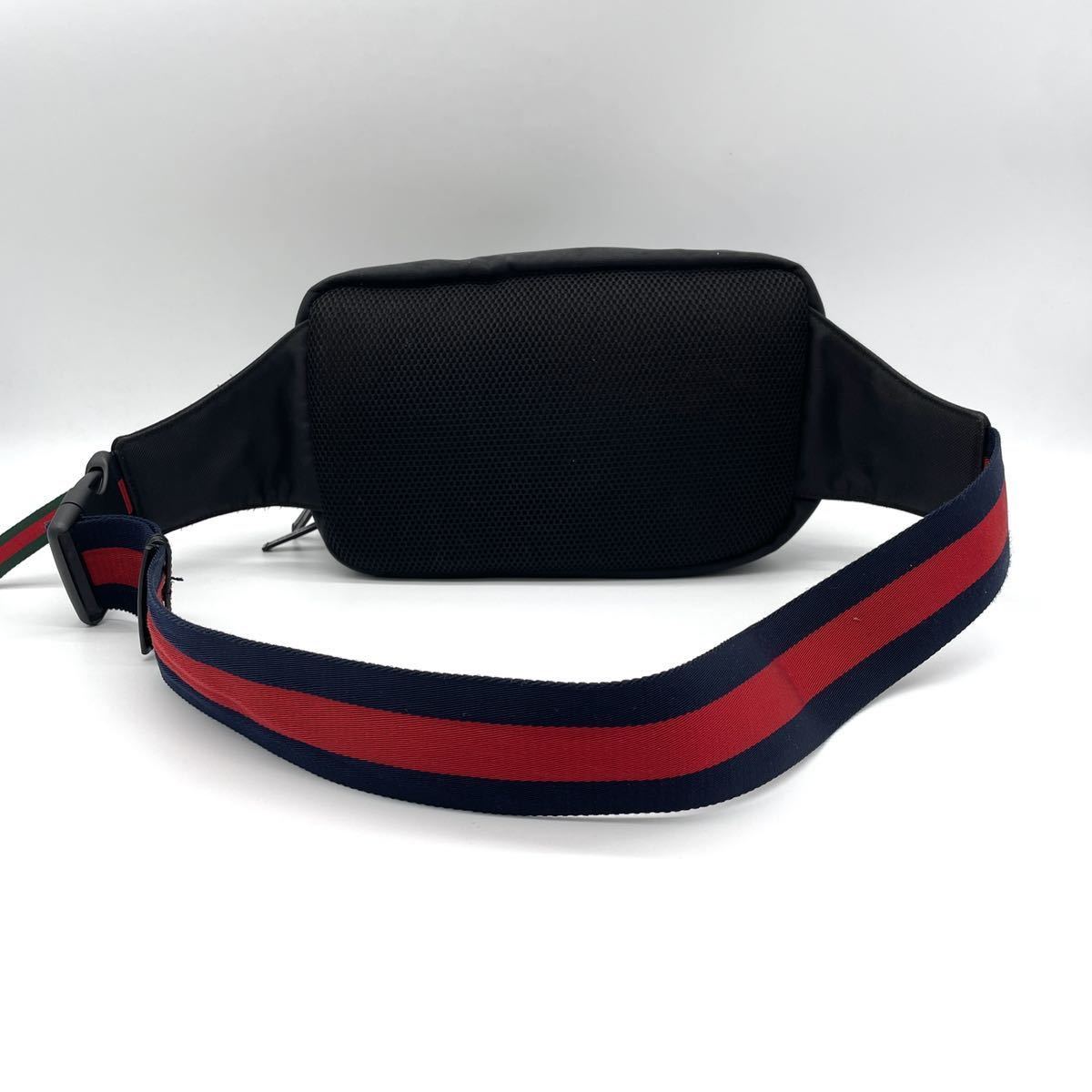 1円 【新品同様】 GUCCI グッチ エンブロイダリー ボディバッグ 