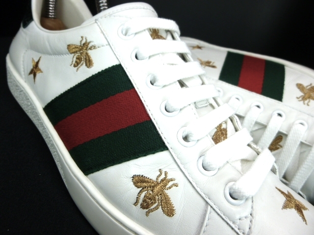 ◇本物保証◇グッチ◇GUCCI◇メンズ/エース/ビー/ハチ(蜂)/エンブロイ 